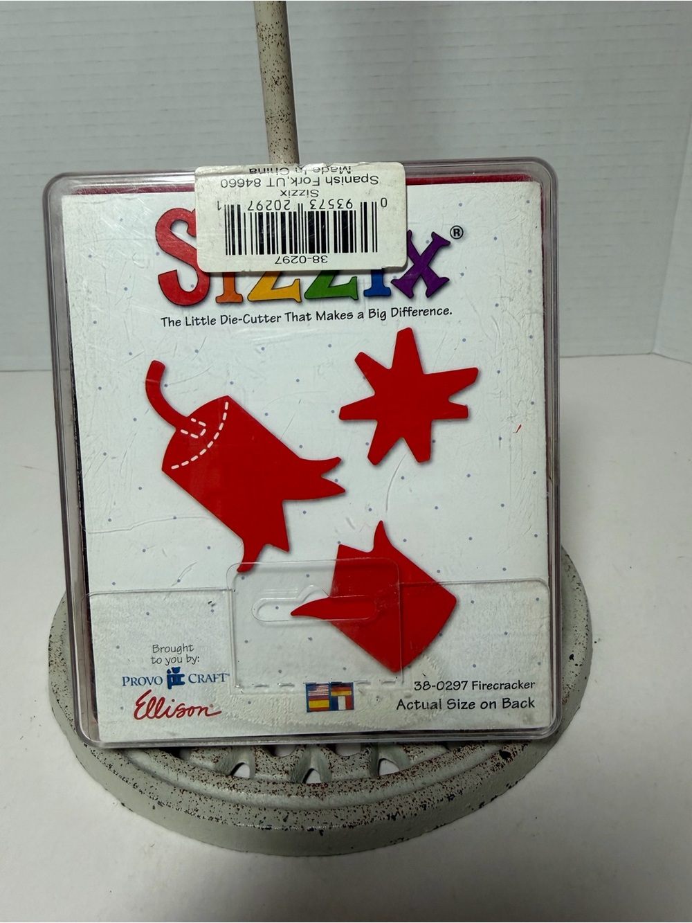 Sizzix Originals "Firecracker" large die (model 38-0297)